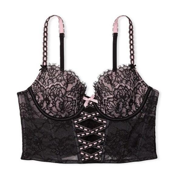Victoria Secret DREAM ANGELS Lightly-Lined Lace-Up Corset - Picture 7 of 7